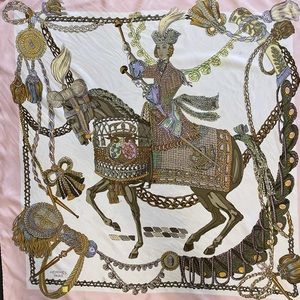 Hermès silk scarf 36” square